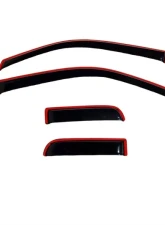 AVS Ventvisor In-Channel Front & Rear Window Deflectors 4pc Smoke Ford F-150 Supercab 2004-2014                                     - 194738 - Image 12