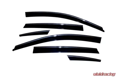AVS Ventvisor Low Profile Deflectors 6pc Smoke w/Chrome Trim Infiniti M35 | M45 2006-2010 - 796001