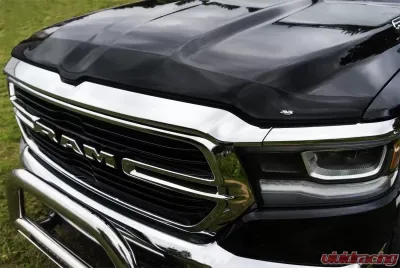 AVS Aeroskin Low Profile Acrylic Hood Shield - Smoke Dodge RAM 1500 2019 - 322163