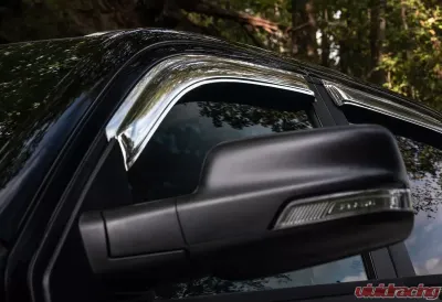 AVS Ventvisor Front & Rear Window Deflectors 4pc Chrome Ford Escape 2013-2019 - 684383
