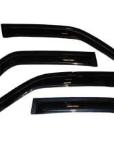 AVS Ventvisor Outside Mount Window Deflectors 4pc Smoke Toyota Corolla 1988-1992                                     - 94092 - Image 3
