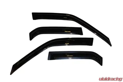 AVS Ventvisor Outside Mount Window Deflectors 4pc Smoke Toyota Corolla 1988-1992 - 94092