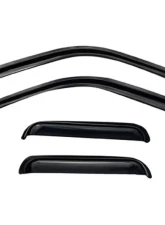 AVS Ventvisor Outside Mount Window Deflectors 4pc Smoke Chevrolet CK Ext. Cab 1988-1999                                     - 94231 - Image 2