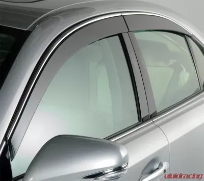 AVS Smoke with Chrome Trim Ventvisor Low Profile Window Deflectors 4pcs Honda Accord 2018-2022 - 794020