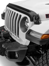 AVS Aeroskin II Textured Low Profile Hood Shield Black Jeep Wrangler (JK) 2007-2018                                     - 436060 - Image 2