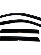 AVS Ventvisor Outside Mount Window Deflectors 4pc Smoke Chevrolet Trailblazer 2002-2009                                     - 94733 - Image 2