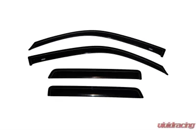 AVS Ventvisor Outside Mount Window Deflectors 4pc Smoke Chevrolet Trailblazer 2002-2009 - 94733