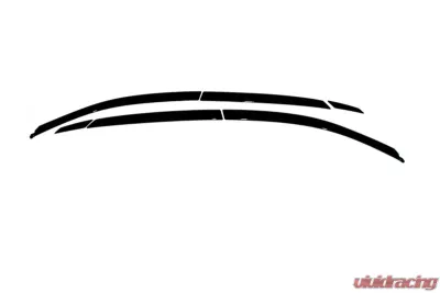 AVS Ventvisor Low Profile Deflectors 6pc Smoke Infiniti FX35 2003-2008 - 896001