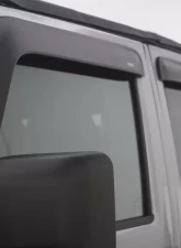 AVS Ventvisor Low Profile Window Deflectors 4pc Matte Black Jeep Wrangler Unlimited 2007-2018                                     - 774034 - Image 4