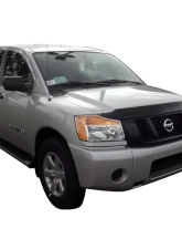 AVS Aeroskin Low Profile Acrylic Hood Shield - Smoke Nissan Armada 2004-2015                                     - 322048 - Image 4