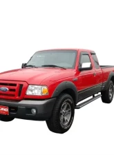 AVS Ventvisor Outside Mount Window Deflectors 4pc - Smoke Ford Ranger (Fixed Window) 1999-2011                                     - 94423 - Image 3