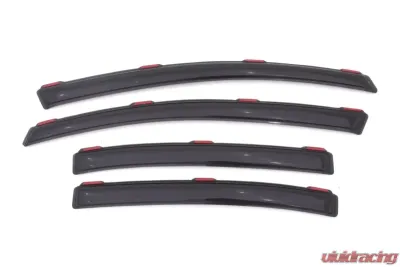 AVS Ventvisor In-Channel Front & Rear Window Deflectors 4pc Smoke Honda Civic 2012-2015 - 194462