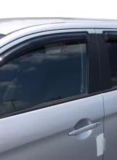 AVS Ventvisor Outside Mount Window Deflectors 4pc Smoke Mitsubishi Outlander Sport 2011-2013                                     - 94191 - Image 4