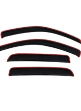 AVS Ventvisor In-Channel Front & Rear Window Deflectors 4pc Smoke Dodge Dakota Quad Cab 2005-2011                                     - 194656 - Image 4