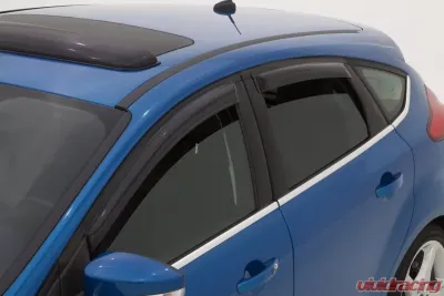 AVS Ventvisor Outside Mount Window Deflectors 4pc Smoke Ford Focus 2012-2018 - 94373