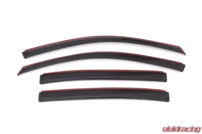 AVS Ventvisor In-Channel Front & Rear Window Deflectors 4pc Smoke Honda Accord 2013-2017 - 194535