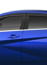 AVS Low Profile 4PC Smoke Ventvisor Side Window Deflector Hyundai Elantra 2021-2025                                     - 894118 - Image 4