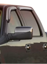 AVS Ventvisor Outside Mount Front & Rear Window Deflectors 4pc Chrome Lincoln Mark LT 2006-2008                                     - 684443 - Image 3