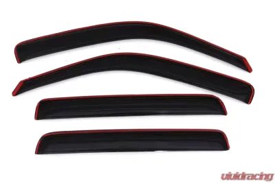 AVS Ventvisor In-Channel Front & Rear Window Deflectors 4pc Smoke Honda Ridgeline 2006-2014 - 194832