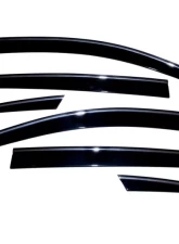 AVS Ventvisor Low Profile Deflectors 6pc Smoke w/Chrome Trim Infiniti M35 | M45 2006-2010                                     - 796001 - Image 3