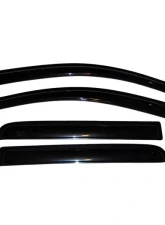 AVS Ventvisor Outside Mount Window Deflectors 4pc Smoke Nissan Titan Crew Cab 2004-2015                                     - 94858 - Image 2