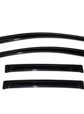 AVS Ventvisor Outside Mount Window Deflectors 4pc Smoke Nissan Versa Hatch 2007-2012                                     - 94009 - Image 2