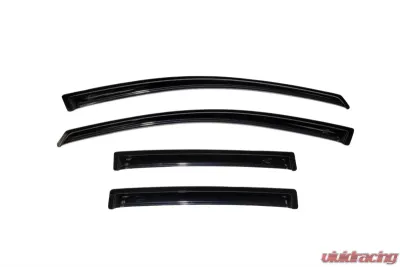 AVS Ventvisor Outside Mount Window Deflectors 4pc Smoke Nissan Versa Hatch 2007-2012 - 94009