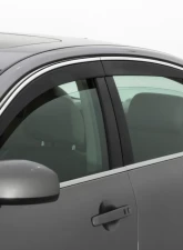 AVS Ventvisor Low Profile Deflectors 4pc Smoke w/Chrome Trim Chevrolet Tahoe | GMC Yukon 2015-2018                                     - 794060 - Image 2