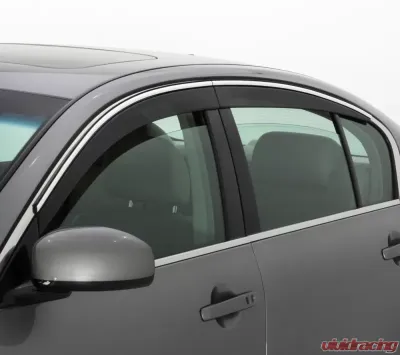 AVS Ventvisor Low Profile Deflectors 4pc Smoke w/Chrome Trim Chevrolet Tahoe | GMC Yukon 2015-2018 - 794060