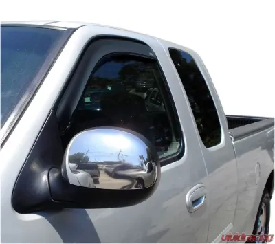 AVS Ventvisor In-Channel Window Deflectors 2pc Smoke Ford F-150 Standard Cab 1997-2003 - 192754