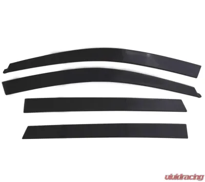 AVS Ventvisor Low Profile Window Deflectors 4pc Matte Black Ford F-150| F-250 | F-350 | Raptor 2017-2025 - 774061