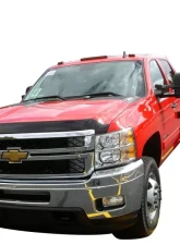 AVS Aeroskin Low Profile Acrylic Hood Shield Smoke Chevrolet Silverado 2500 2011-2014                                     - 322030 - Image 3