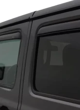 AVS Ventvisor In-Channel Window Deflectors 4pc Smoke Jeep Wrangler Unlimited (4-Door) 2018                                     - 194811 - Image 2