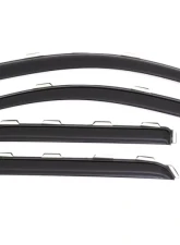 AVS Ventvisor Front & Rear Window Deflectors 4pc Smoke Chevrolet Silverado 2500 Ext. Cab 2015-2018                                     - 194528 - Image 2