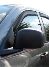AVS Ventvisor In-Channel Front & Rear Window Deflectors 4pc Smoke Dodge RAM 1500 Quad Cab 2002-2008                                     - 194623 - Image 4