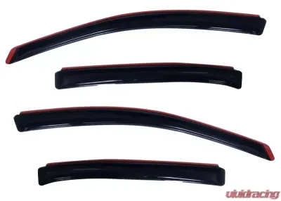 AVS Ventvisor In-Channel Front & Rear Window Deflectors 4pc Smoke Ford Taurus 2010-2018 - 194194