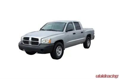 AVS Ventvisor Outside Mount Window Deflectors 4pc Smoke Dodge Dakota Quad Cab 2005-2011 - 94656