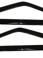 AVS Ventvisor Outside Mount Window Deflectors 4pc Smoke Infiniti QX56 2011-2013                                     - 94437 - Image 5