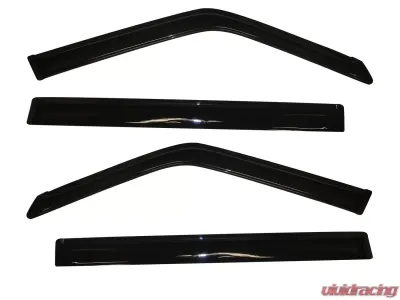 AVS Ventvisor Outside Mount Window Deflectors 4pc Smoke Infiniti QX56 2011-2013 - 94437