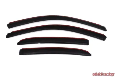 AVS Ventvisor In-Channel Front & Rear Window Deflectors 4pc Smoke Honda Accord 2003-2007 - 194943