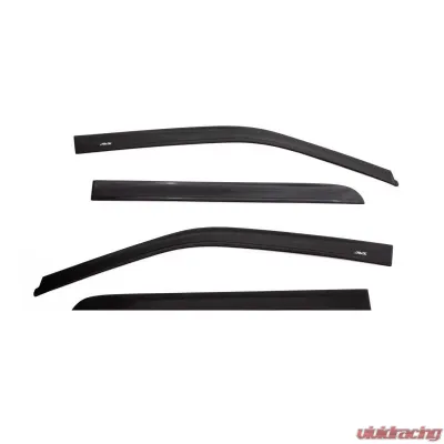 AVS Ventvisor Low Profile Window Deflectors 4pc Matte Black Chevrolet Silverado 1500 Ext Cab 2019+ - 774080