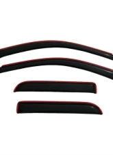 AVS Ventvisor In-Channel Front & Rear Window Deflectors 4pc Smoke Dodge RAM 1500 Quad Cab 2002-2008                                     - 194623 - Image 2