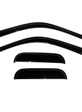 AVS Ventvisor Outside Mount Window Deflectors 4pc Smoke Ford F-250 Supercab 1999-2016                                     - 94522 - Image 7