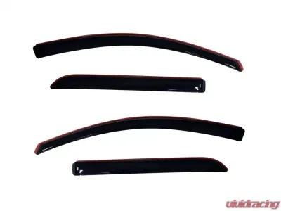 AVS Ventvisor In-Channel Front & Rear Window Deflectors 4pc Smoke GMC Acadia 2007-2016 - 194632