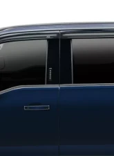 AVS 4pc Smoke Ventvisor Low Profile Deflectors Ford F-150| F-250 | F-350 | Raptor 2017+                                     - 894044 - Image 2