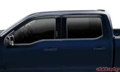 AVS 4pc Smoke Ventvisor Low Profile Deflectors Ford F-150| F-250 | F-350 | Raptor 2017+ - 894044