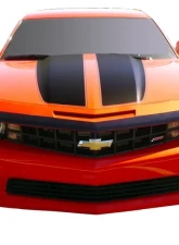 AVS Aeroskin Low Profile Acrylic Hood Shield Smoke Chevrolet Camaro (Grille Fascia Mount) 2010-2015                                     - 322017 - Image 4