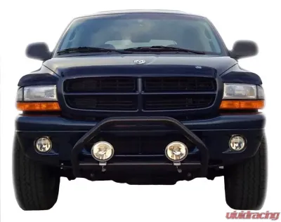 AVS Bugflector Deluxe 3pc Medium Profile Hood Shield Smoke Dodge Dakota 1997-2004 - 45751
