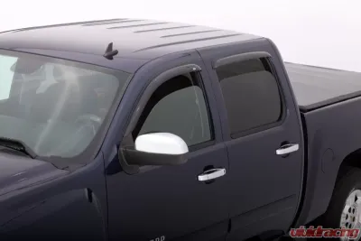 AVS Ventvisor Outside Mount Window Deflectors 4pc Smoke Chevrolet Avalanche 2007-2013 - 94515