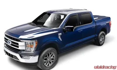 AVS Ventvisor In-Channel Front & Rear Window Deflectors 4pc Smoke Ford F-150 | Raptor 2015-2025 - 194975